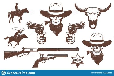 Лого в стиле ковбоев