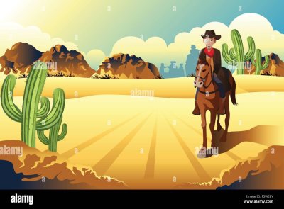 Ранчо пустыня дикий Запад