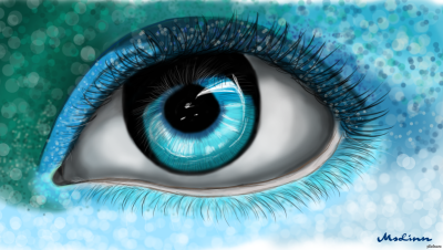 Синие глаза