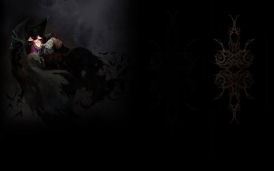 Узор на темном фоне вампиры