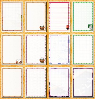 Красивые рамки для портфолио школьника