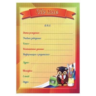 Портфолио школьника