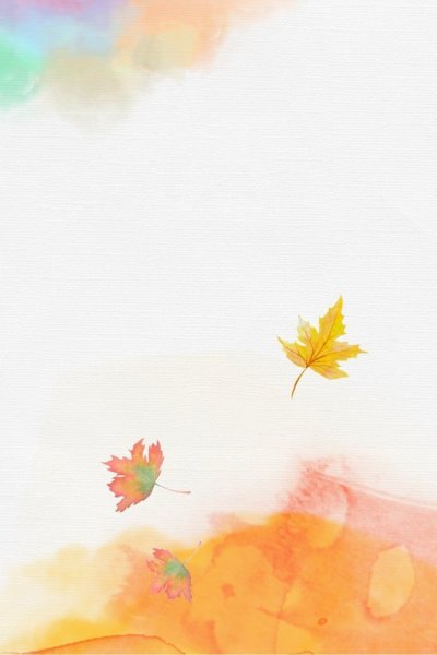 Акварельный фон осень