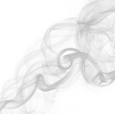 Дым на прозрачном фоне