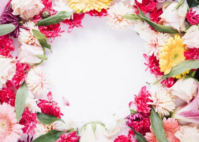 Рамка из цветов
