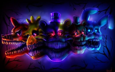 ФНАФ 4 кошмарный Бонни