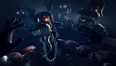 ФНАФ 4 АНИМАТРОНИКИ кошмар
