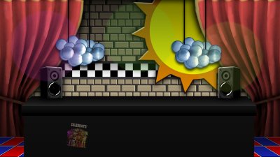 Сцена ФНАФ 1 без АНИМАТРОНИКОВ