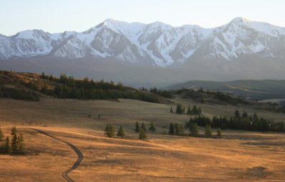 Курайская степь горный Алтай