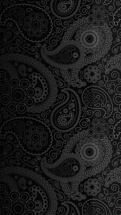 Орнамент на черном фоне