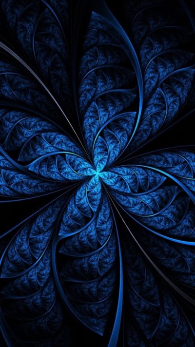 Синяя абстракция