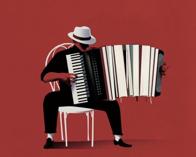 Аккордеон фон