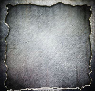 Рваные края металла