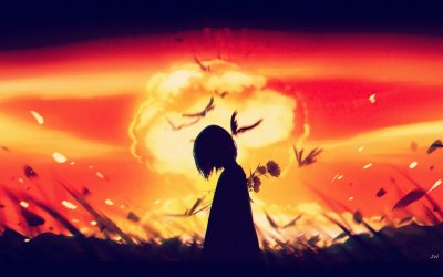 Ядерный взрыв аниме