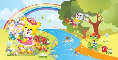 Фон детский сад