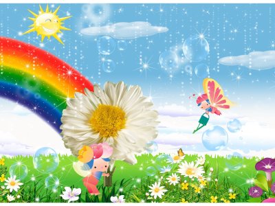 Красочное лето дети