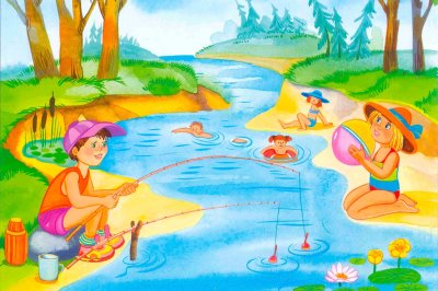 Рисунок на тему лето