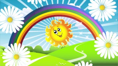 Радуга и солнце