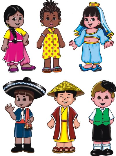 Дети разных народов для детей