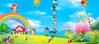 Фон для садика