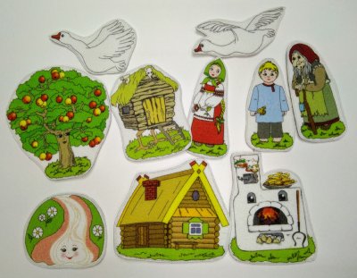 Театр на фланелеграфе гуси лебеди