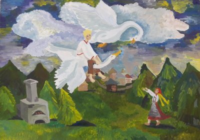 Сказка гуси лебеди