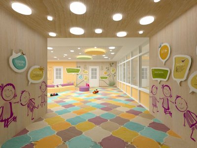Современный интерьер детского сада