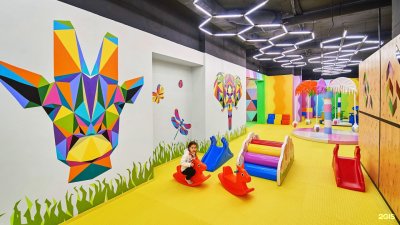 Интерьер детских развлекательных центров