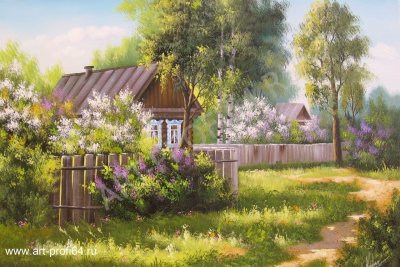 Художник Дмитрий Лёвин сирень