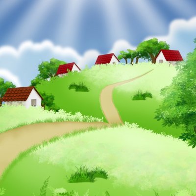 Мультяшная природа