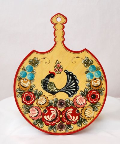 Городецкая роспись изделия