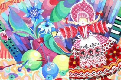 Декоративное творчество иллюстрация