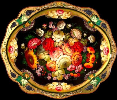 Народный промысел Жостовские подносы