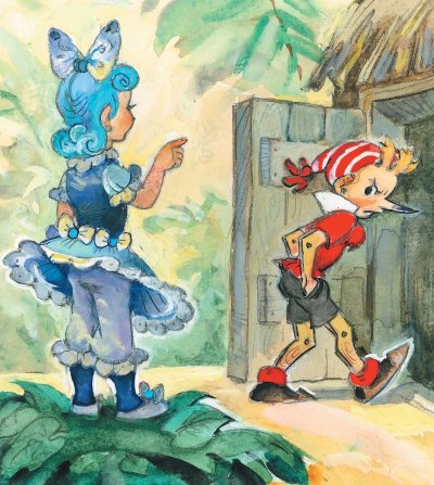 Золотой ключик или приключения Буратино Мальвина