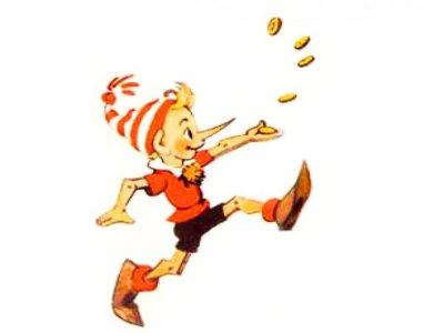 Пять золотых монет Буратино