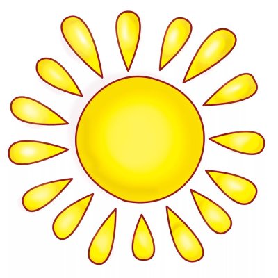 Солнце нарисованное