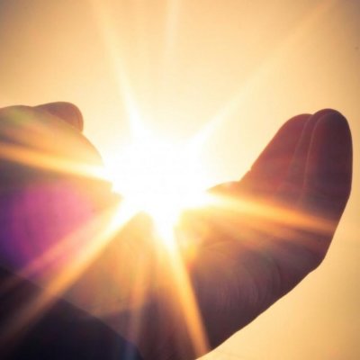 Красивое солнце