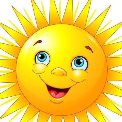 Солнышко улыбается