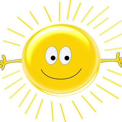 Солнышко улыбается