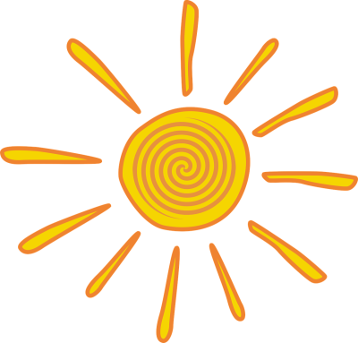 Стилизованные солнечные лучи