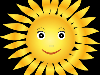 Солнышко с улыбкой