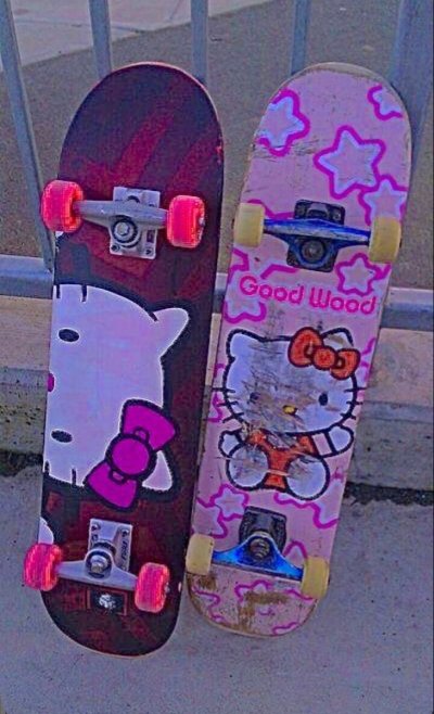 Скейт с Хеллоу Китти