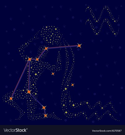 Картина зодиакального созвездия Водолея