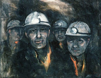 Советская живопись шахтеры