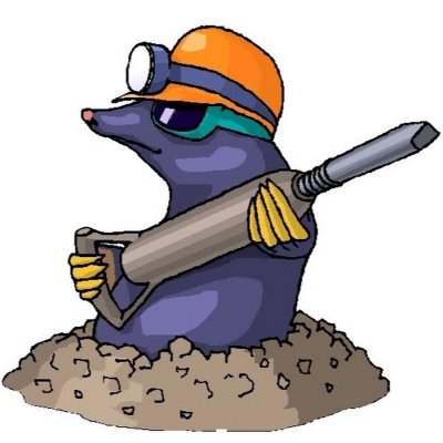 Крот с лопатой