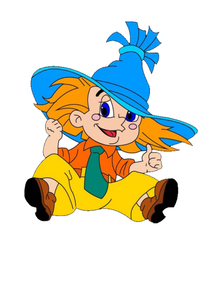 Незнайка рисует