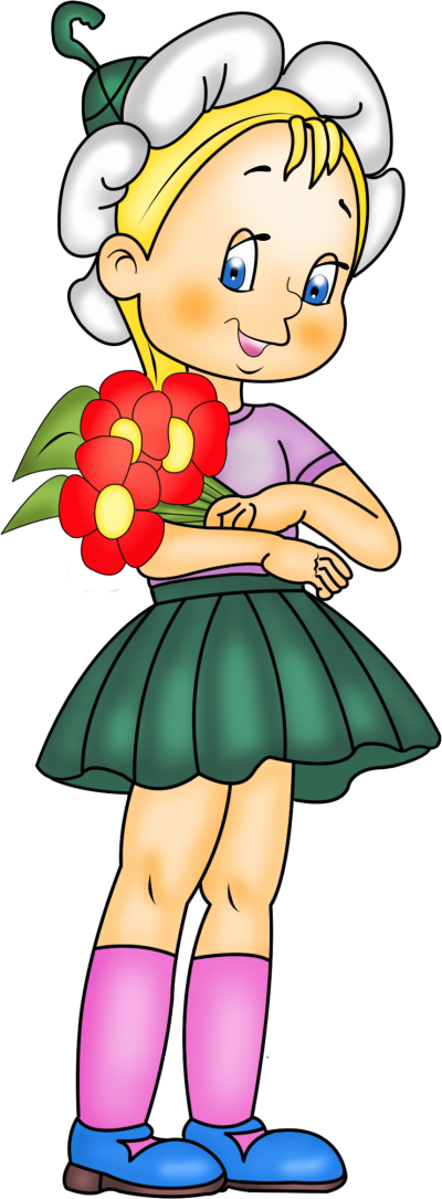 Кнопочка из Незнайки в цветочном городе