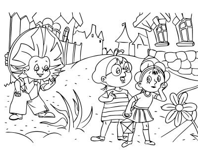 Незнайка в цветочном городе герои девочки