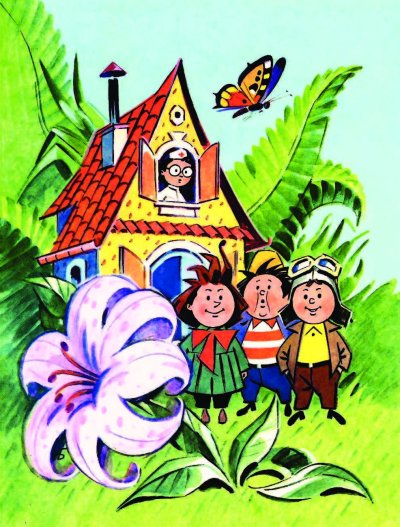 Незнайка в цветочном городе