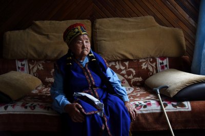 Пожилой калмык